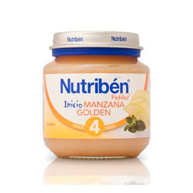 NUTRIBEN POTITO INICIO A LA FRUTA MANZANA GOLDEN 120 G