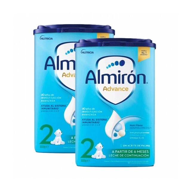 ALMIRON ADVANCE + PRONUTRA 2  2 ENVASES 800 G PACK AHORRO