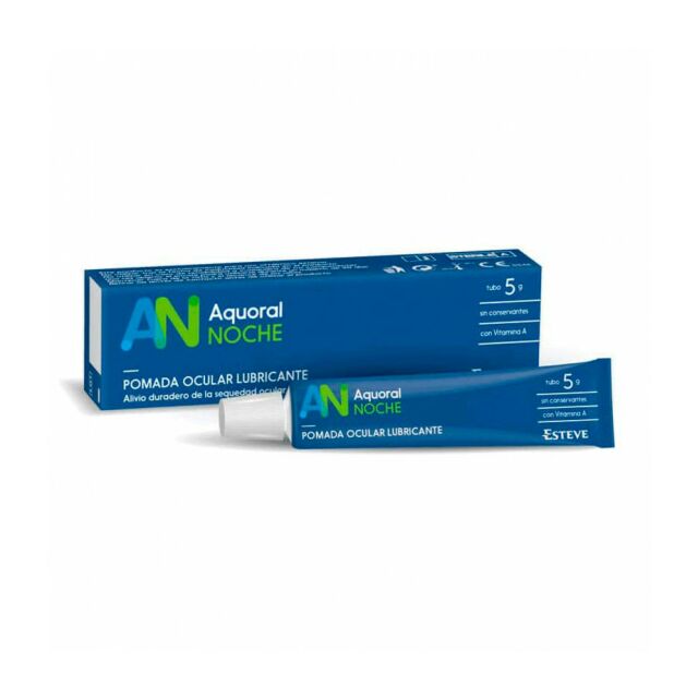 AQUORAL NOCHE POMADA OCULAR LUBRICANTE ESTERIL 1 ENVASE 5 G