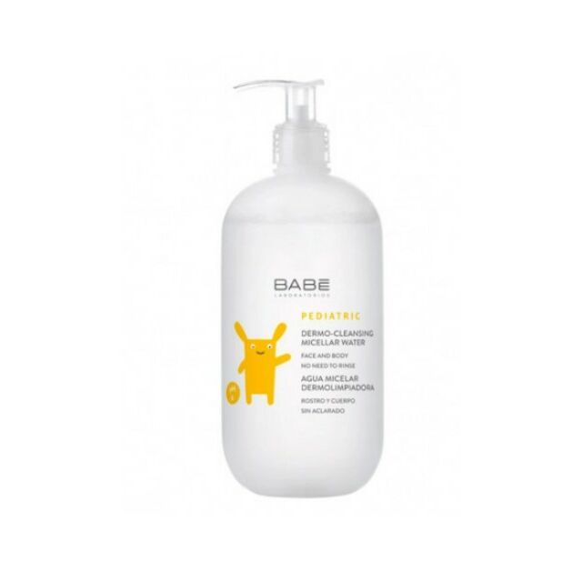 BABE PEDIATRIC AGUA MICELAR DERMOLIMPIADORA  500 ML