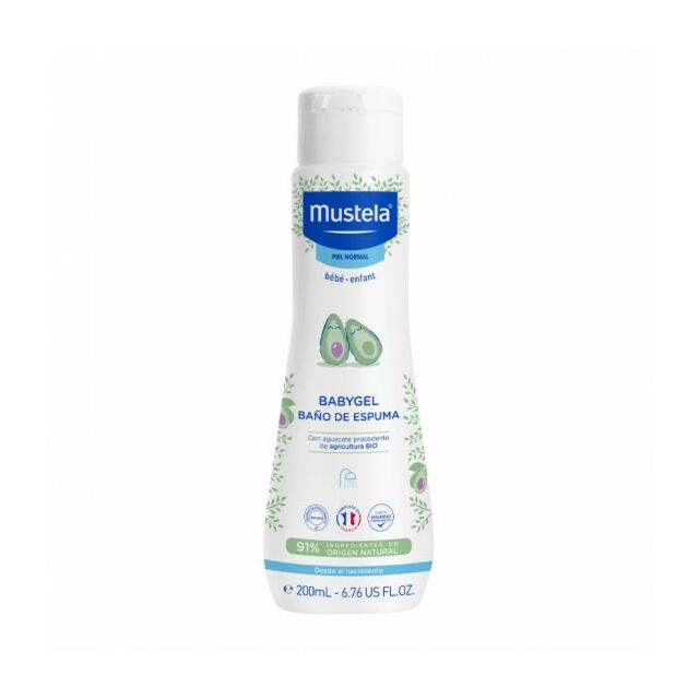 BABYGEL MUSTELA BAÑO ESPUMA 200 ML