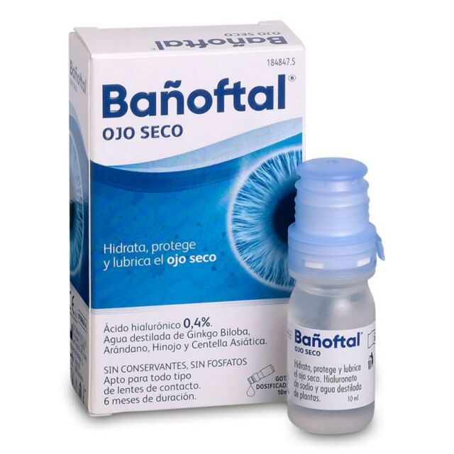 BAÑOFTAL OJO SECO  0'4% ENVASE 10 ML