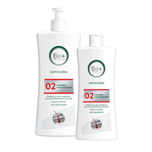 BE+ ANTICAIDA CHAMPU FORTALECEDOR  1 ENVASE 250 ML