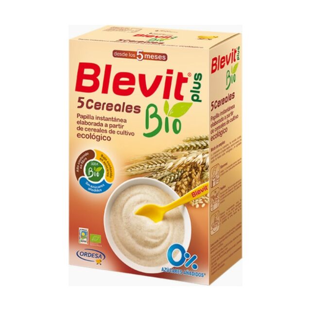 BLEVIT PLUS 5 CEREALES BIO  1 ENVASE 250 G