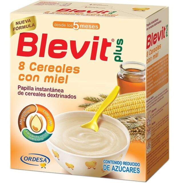 BLEVIT PLUS 8 CEREALES CON MIEL  1 ENVASE 600 G