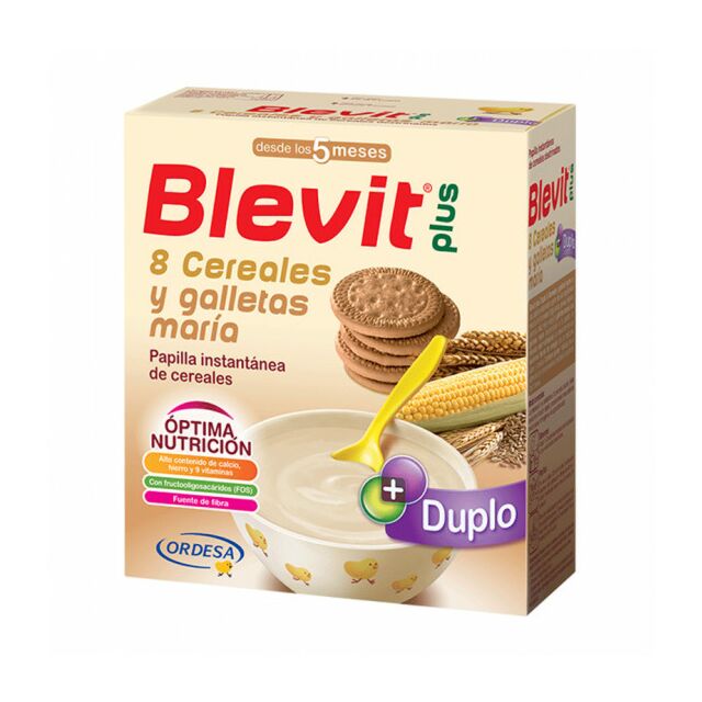 BLEVIT PLUS 8 CEREALES Y GALLETAS  2 ENVASES 300 G