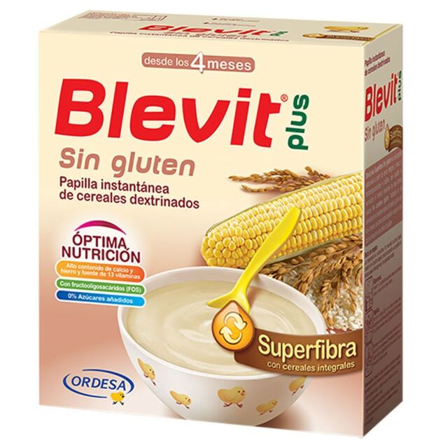 BLEVIT PLUS SUPERFIBRA APTO DIETA SIN GLUTEN  1 ENVASE 600 G