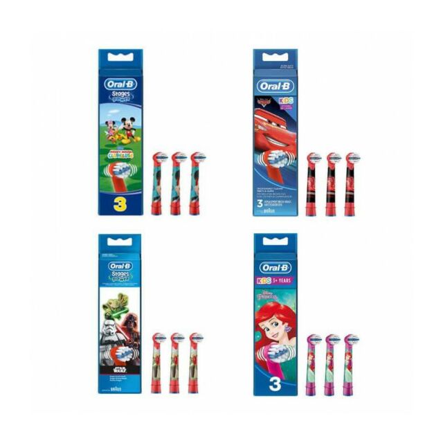 CEPILLO DENTAL ELECTRICO ORAL-B KIDS PIXAR EB10 RECAMBIO 4 UNIDADES