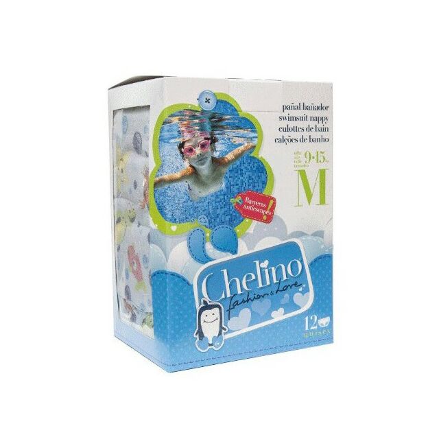 CHELINO FASHION & LOVE PAÑAL BAÑADOR INFANTIL TALLA M (9-15 KILOS)