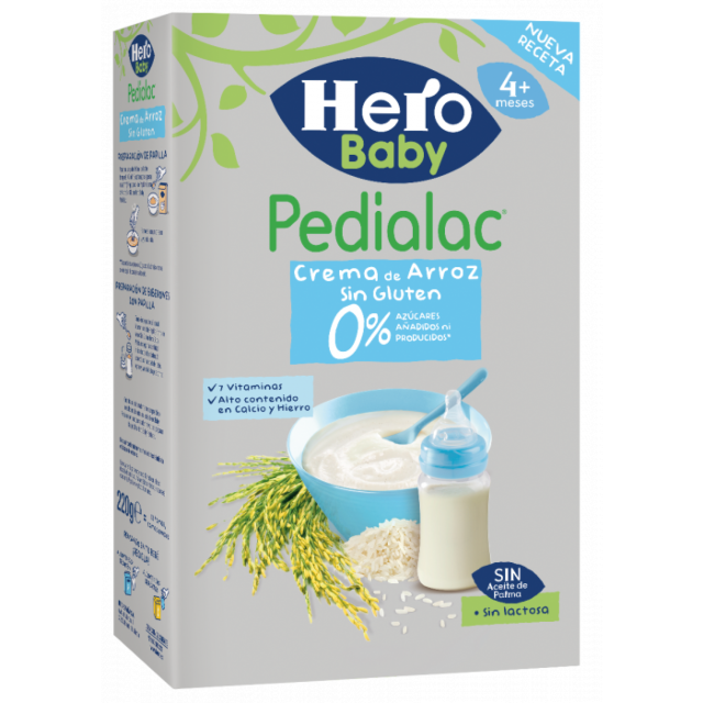 PEDIALAC CREMA DE ARROZ HERO BABY 1 ENVASE 220 G