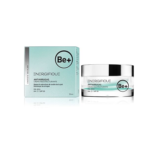 BE+ ENERGIFIQUE ANTIARRUGAS CREMA HIDRATANTE REESTRUCTURANTE PIEL SECA SPF20 1 ENVASE 50 ML