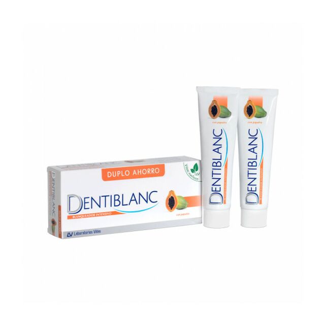 DENTIBLANC BLANQUEADOR INTENSIVO PASTA DENTAL  2 ENVASES 100 ML DUPLO