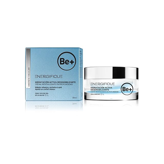 BE+ ENERGIFIQUE HIDRATACION ACTIVA DESENSIBILIZANTE CREMA REVITALIZANTE EN PROFUNDIDAD 50 ML