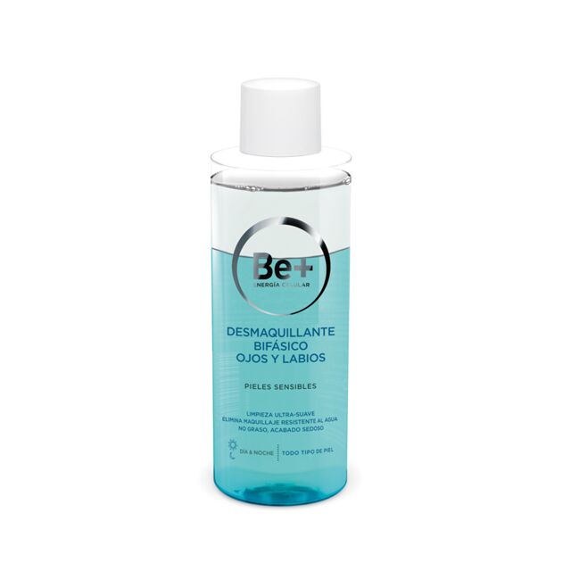 BE+ DESMAQUILLANTE BIFASICO OJOS Y LABIOS  150 ML