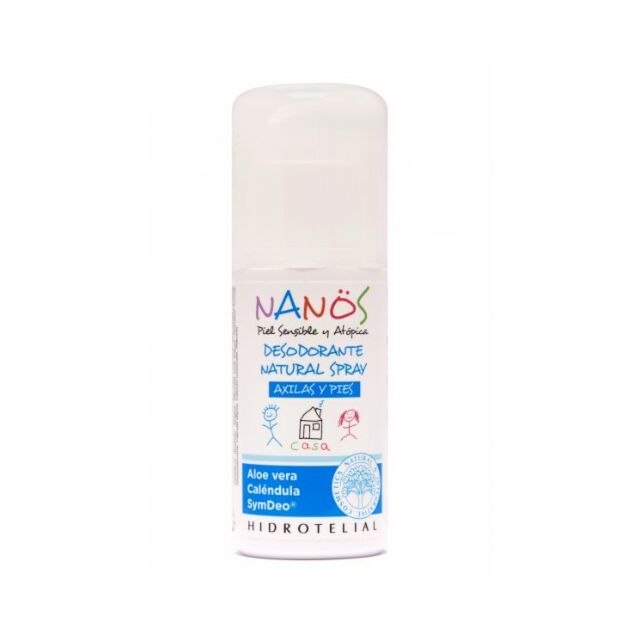 NANOS DESODORANTE NATURAL SPRAY AXILAS Y PIES