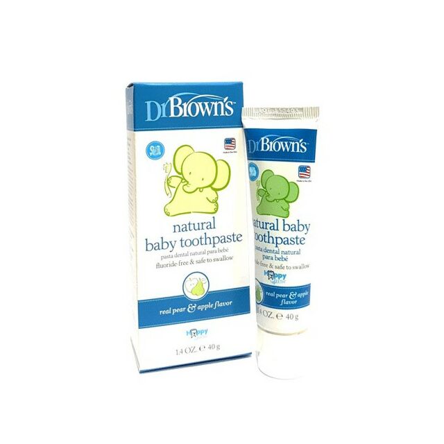 PASTA DENTAL INFANTIL NATURAL BEBE DR BROWN 1 ENVASE 40 G