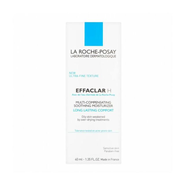 EFFACLAR H HIDRATANTE COMPENSADOR CALMANTE LA ROCHE POSAY 40 ML