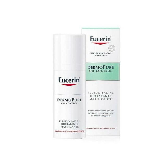 EUCERIN DERMOPURE OIL CONTROL FLUIDO FACIAL HIDRATANTE MATIFICANTE 1 ENVASE 50 ML