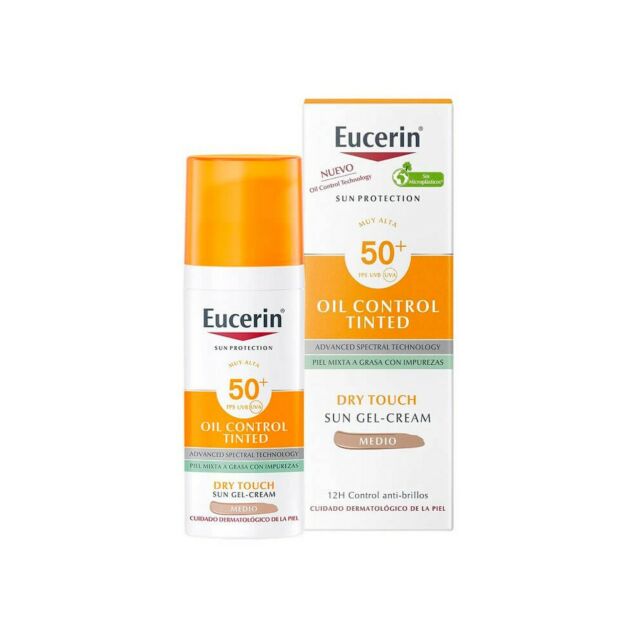 EUCERIN SUN PROTECTION SPF 50+ OIL CONTROL TINTED  1 TUBO 50 ML