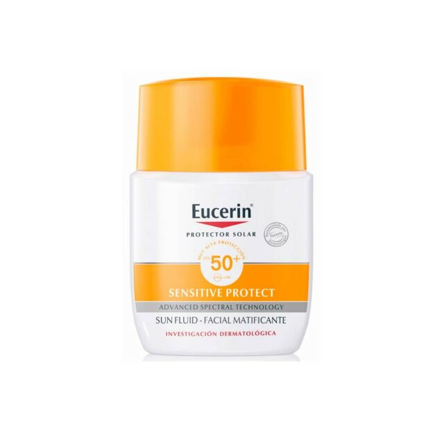 EUCERIN SUN PROTECTION 50+ FLUIDO INFANTIL SENSITIVE PROTECT 1 ENVASE 50 ML POCKET SIZE