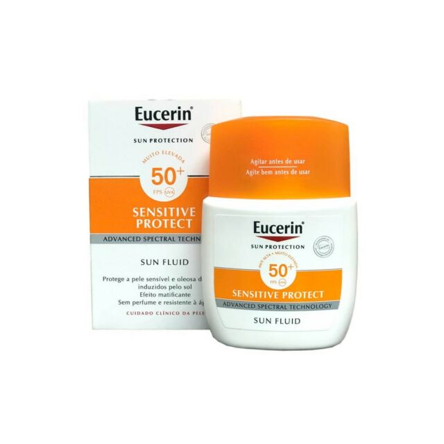 EUCERIN SUN PROTECTION 50+ FLUID SENSITIVE PROTECT 1 ENVASE 50 ML