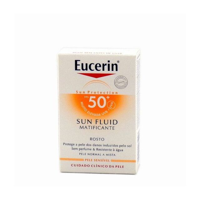 EUCERIN SUN PROTECTION 50+ FLUID ROSTRO MATT  50 ML