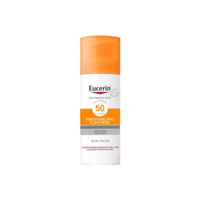 EUCERIN SUN PROTECTION 50 FLUID PHOTOAGING CONTROL 1 ENVASE 50 ML