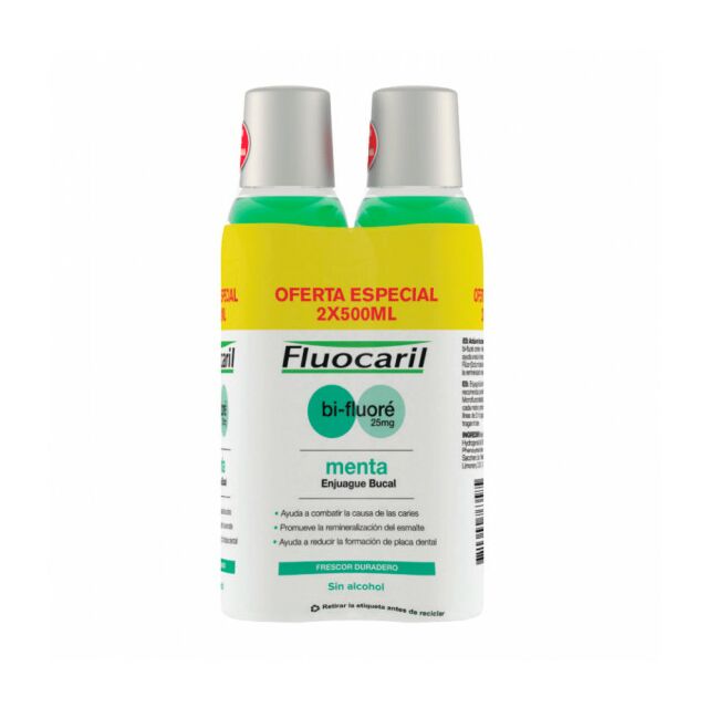 FLUOCARIL BI-FLUORE COLUTORIO CON FLUOR  2 ENVASES 500 ML PACK