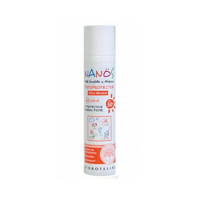 HIDROTELIAL NANOS CREMA FACIAL SPF30 PIEL SENSIBLE Y ATOPICA 50 ML