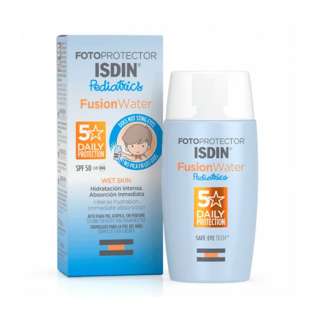 FOTOPROTECTOR ISDIN PEDIATRICS FUSION WATER SPF 50+ 1 ENVASE 50 ML