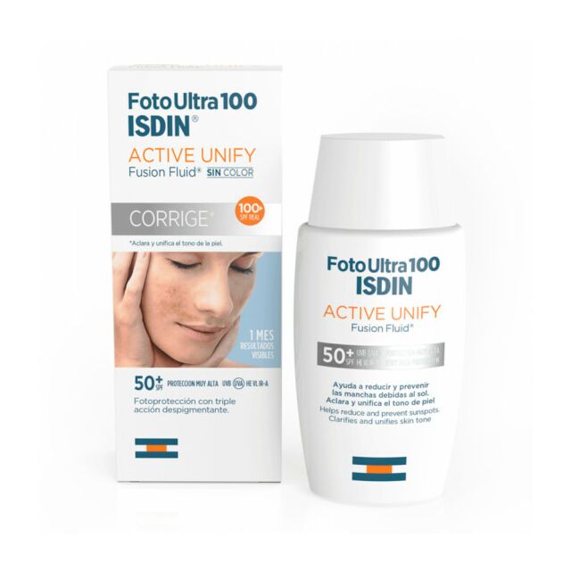 FOTOULTRA 100ISDIN ACTIVE UNIFY FUSION FLUID  1 ENVASE 50 ML