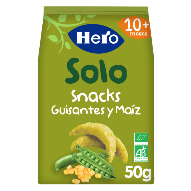 HERO SOLO SNACK DE GUISANTES  1 ENVASE 50 G