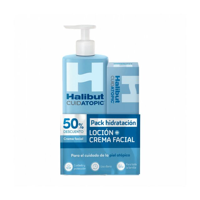 HALIBUT CUIDATOPIC PACK LOCION + CREMA FACIAL