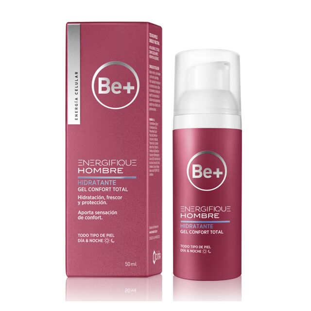 BE+ ENERGIFIQUE HOMBRE HIDRATANTE GEL CONFORT TOTAL  1 ENVASE 50 ML