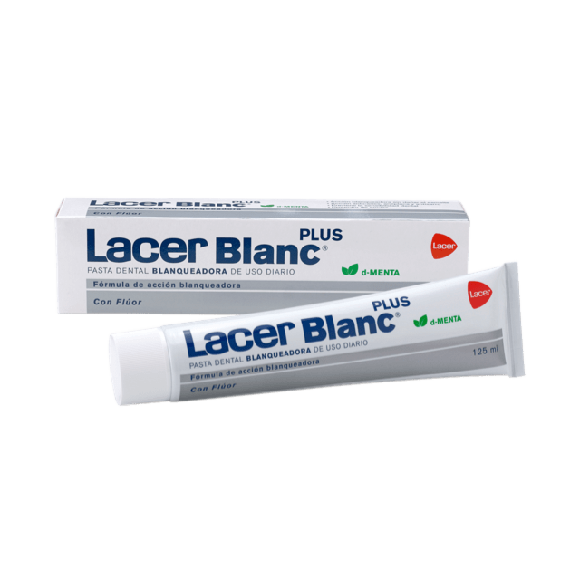 LACERBLANC PLUS BLANQUEADORA USO DIARIO PASTA DENTAL 1 ENVASE 125 ML SABOR D-MENTA