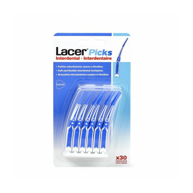 LACER PICKS INTERDENTAL  30 UNIDADES