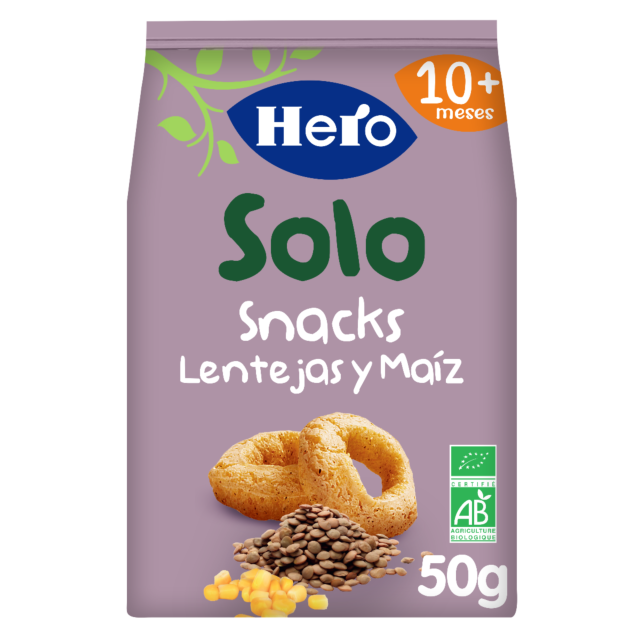 HERO SOLO SNACK DE LENTEJAS  1 ENVASE 50 G