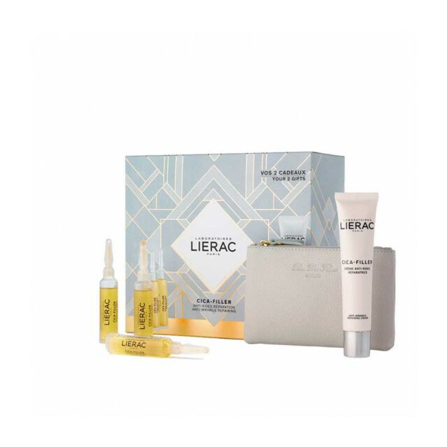 LIERAC COFRE CICA-FILLER GEL-CREMA MATIFICANTE + SERUM ANTIARRUGAS REPARADOR