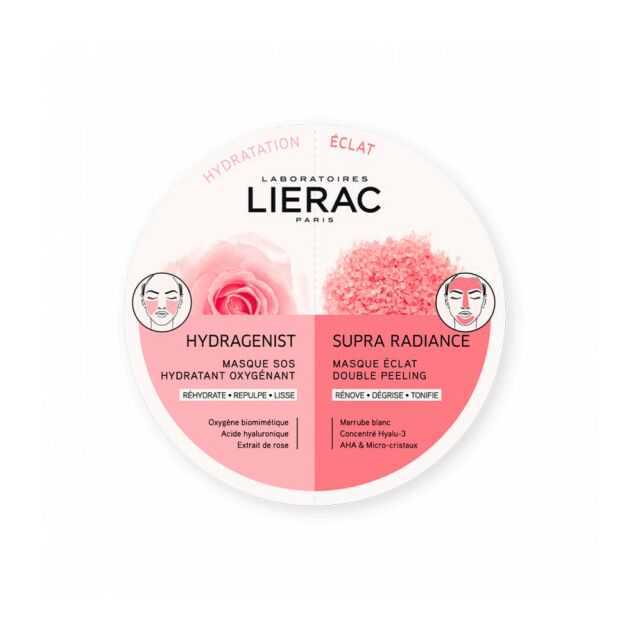 LIERAC MASCARILLA HYDRAGENIST & SUPRA RADIANCE 2 X 6ML