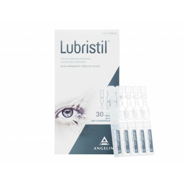 LUBRISTIL SOLUCION OFTALMICA  30 MONODOSIS 0,3 ML