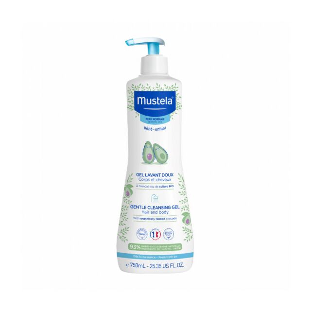 MUSTELA GEL DE BAÑO SUAVE 750 ML