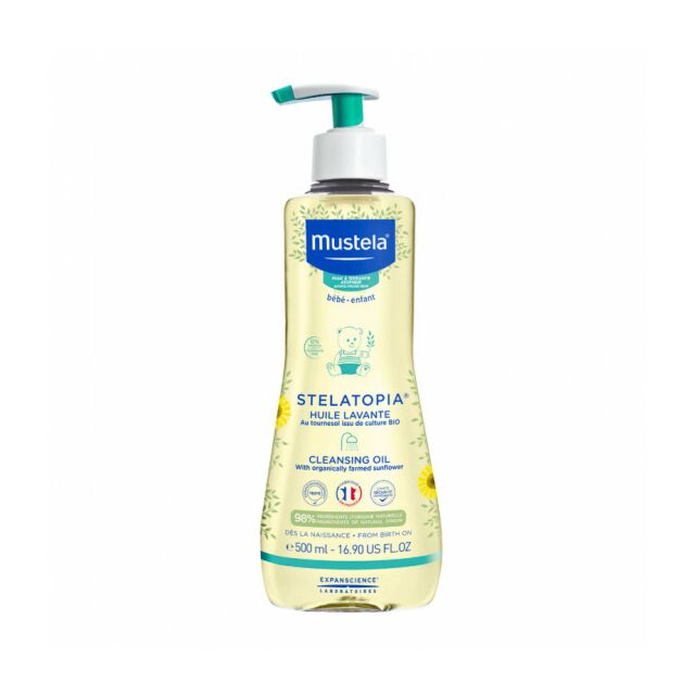 MUSTELA STELATOPIA ACEITE DE DUCHA Y BAÑO 500 ML