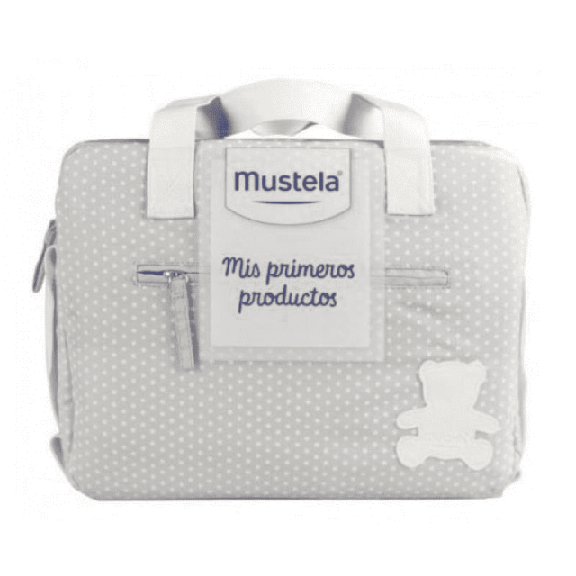 MUSTELA BOLSA MIS PRIMEROS PRODUCTOS  COLOR GRIS