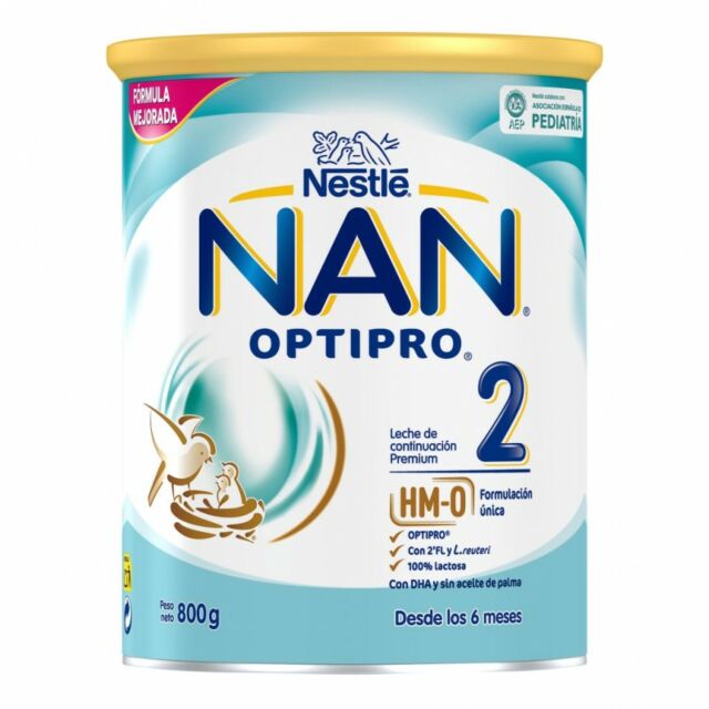 NAN OPTIPRO 2 LECHE DE CONTINUACION  1 ENVASE 800 G