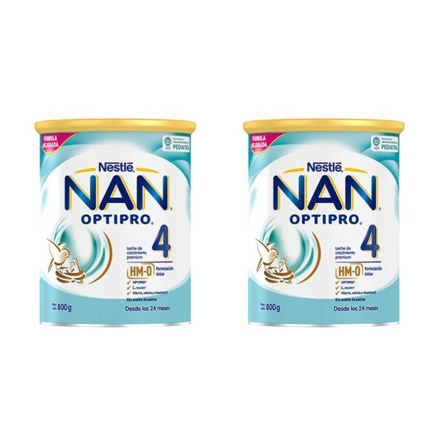 NAN OPTIPRO 4  2 ENVASES 800 G