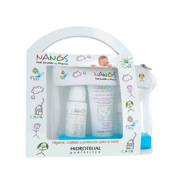 NANOS NECESER LOCION 100 ML + CHAMPU 100 ML + PASTA AL AGUA 100 ML