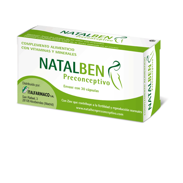 NATALBEN PRECONCEPTIVO  30 CAPSULAS