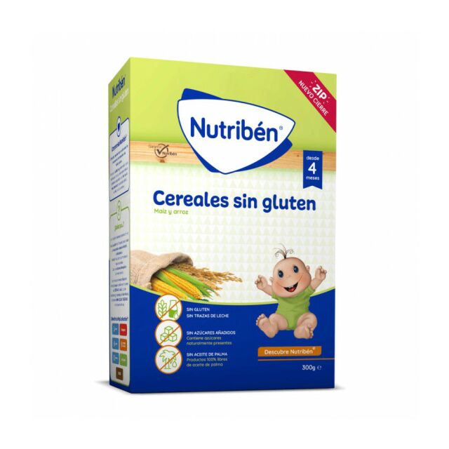 NUTRIBEN CEREALES SIN GLUTEN PAPILLA  1 ENVASE 300 G