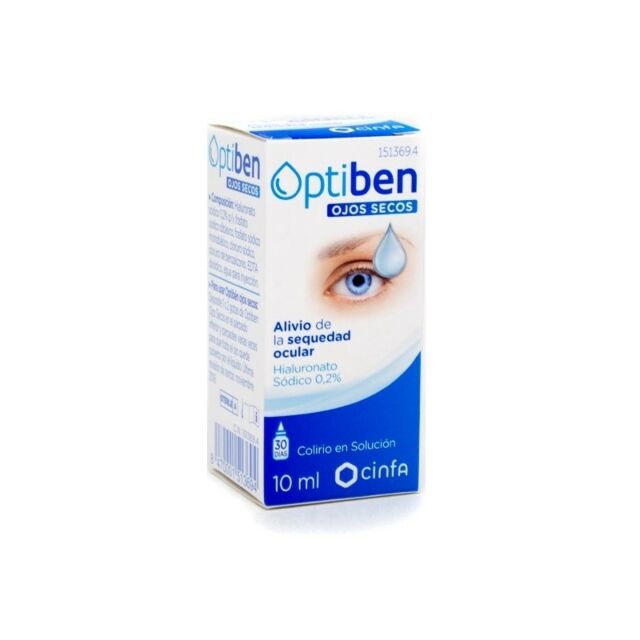 OPTIBEN OJOS SECOS GOTAS  1 FRASCO 10 ML