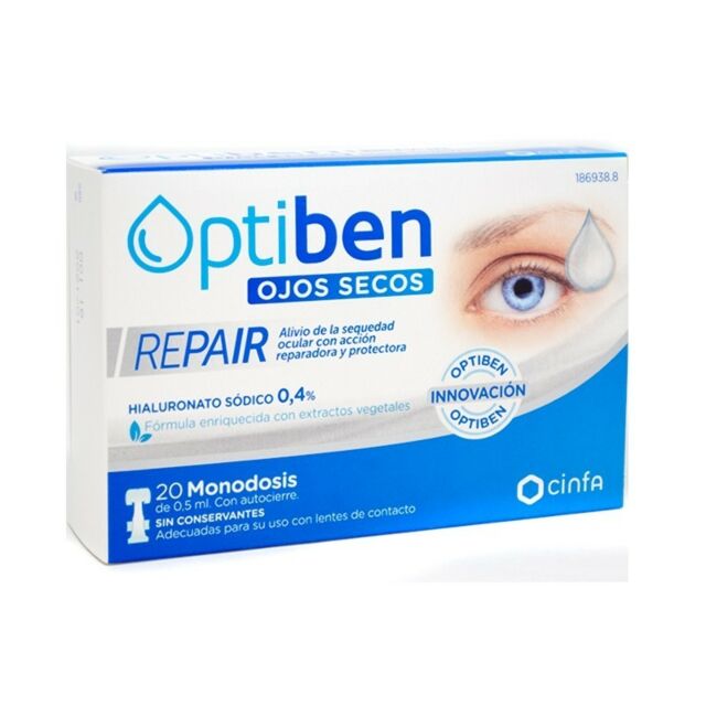 OPTIBEN OJOS SECOS REPAIR  20 MONODOSIS